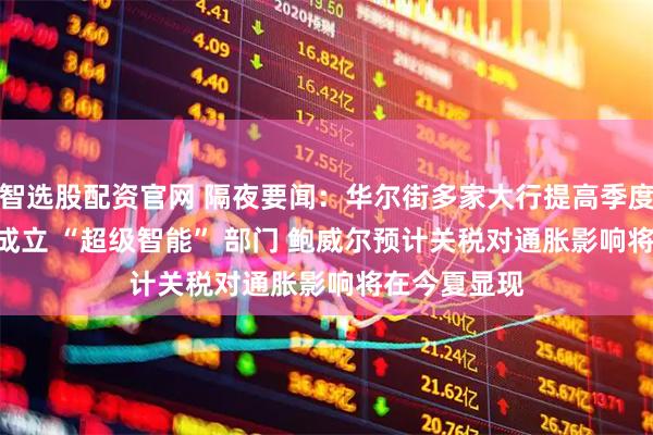智选股配资官网 隔夜要闻：华尔街多家大行提高季度股息 Meta成立 “超级智能” 部门 鲍威尔预计关税对通胀影响将在今夏显现
